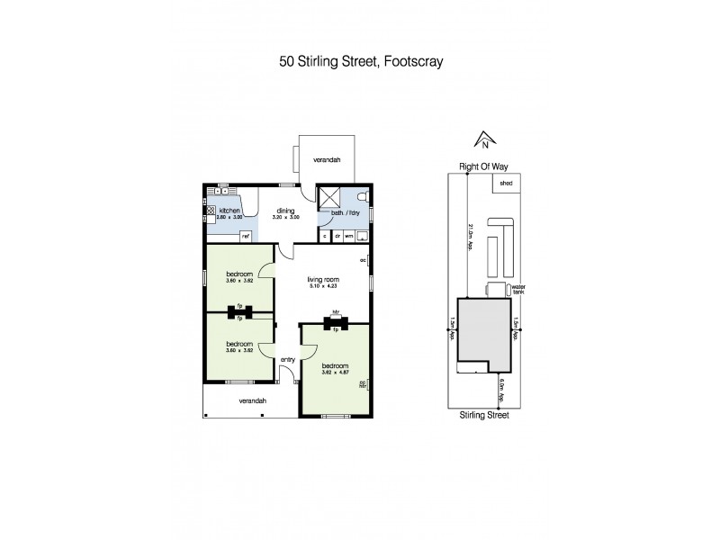 50 Stirling Street, Footscray VIC 3011 Floorplan