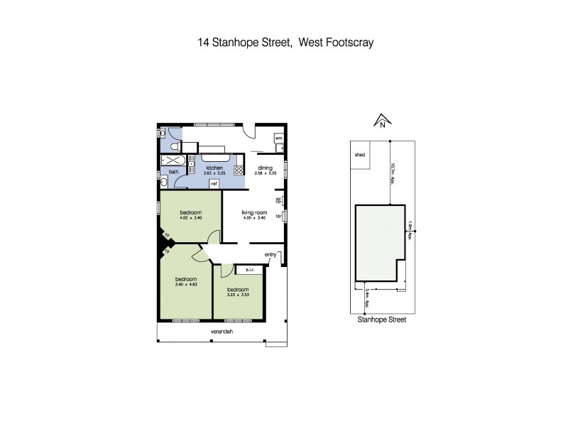 14 Stanhope Street, West Footscray VIC 3012 Floorplan