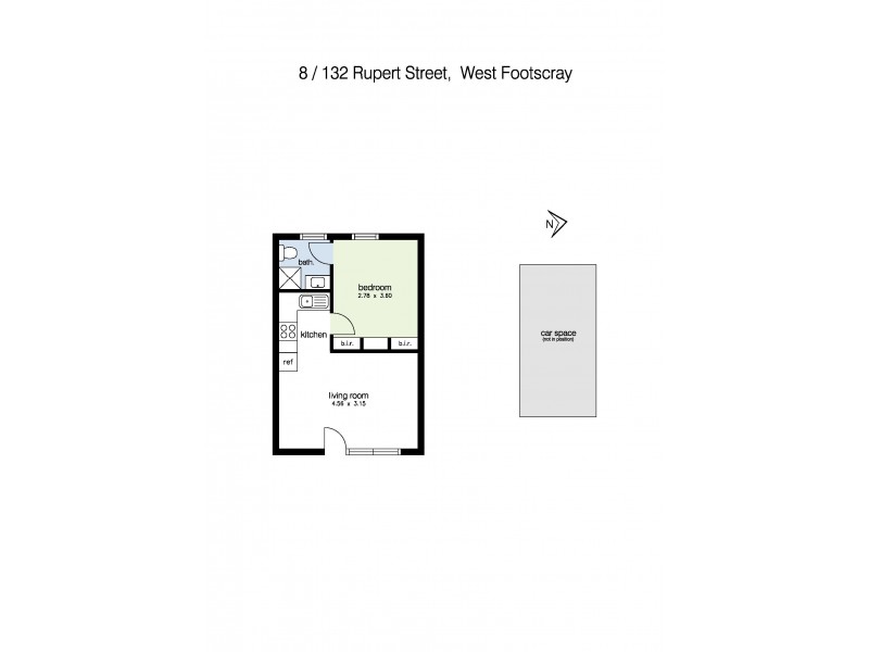 8/132 Rupert Street, West Footscray VIC 3012 Floorplan