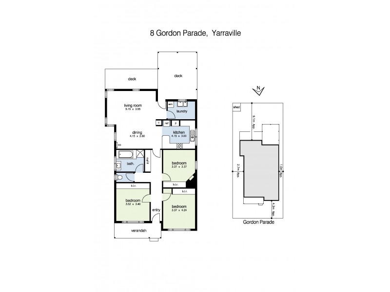 8 Gordon Parade, Yarraville VIC 3013 Floorplan