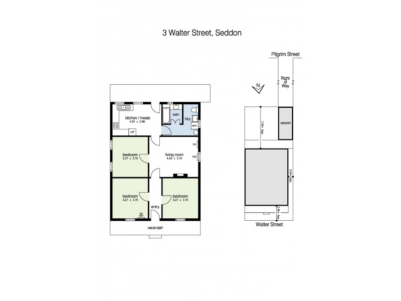 3 Walter Street, Seddon VIC 3011 Floorplan