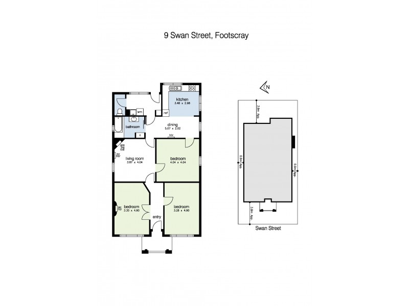 9 Swan Street, Footscray VIC 3011 Floorplan