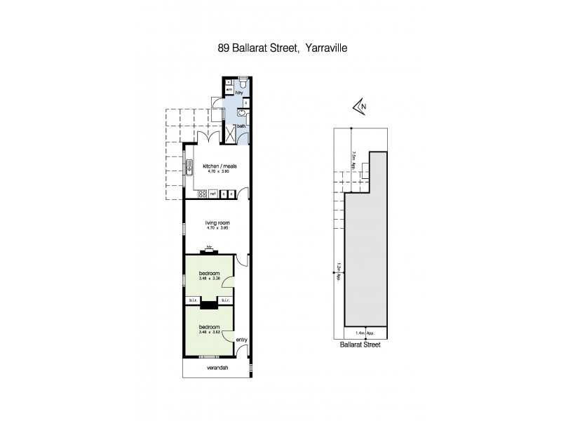 89 Ballarat Street, Yarraville VIC 3013 Floorplan