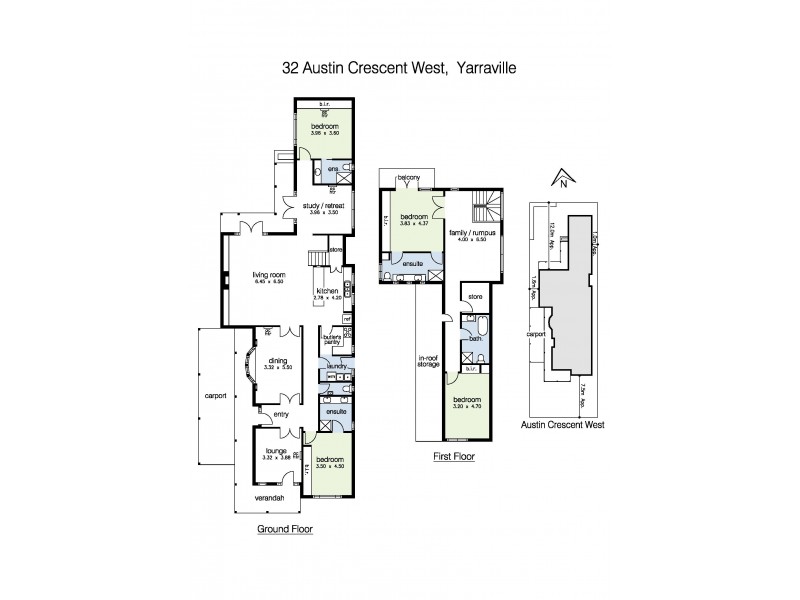 32 Austin Crescent West, Yarraville VIC 3013 Floorplan
