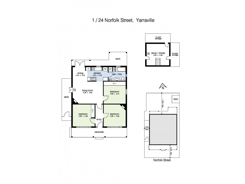 1/24 Norfolk Street, Yarraville VIC 3013 Floorplan