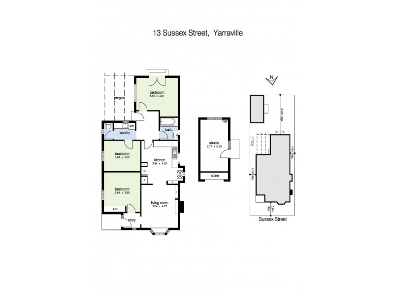 13 Sussex Street, Yarraville VIC 3013 Floorplan