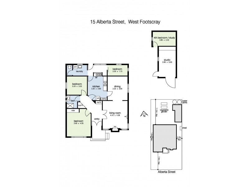 15 Alberta Street, West Footscray VIC 3012 Floorplan