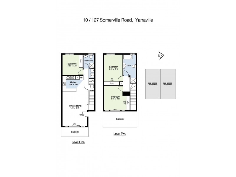10/127 Somerville Road, Yarraville VIC 3013 Floorplan
