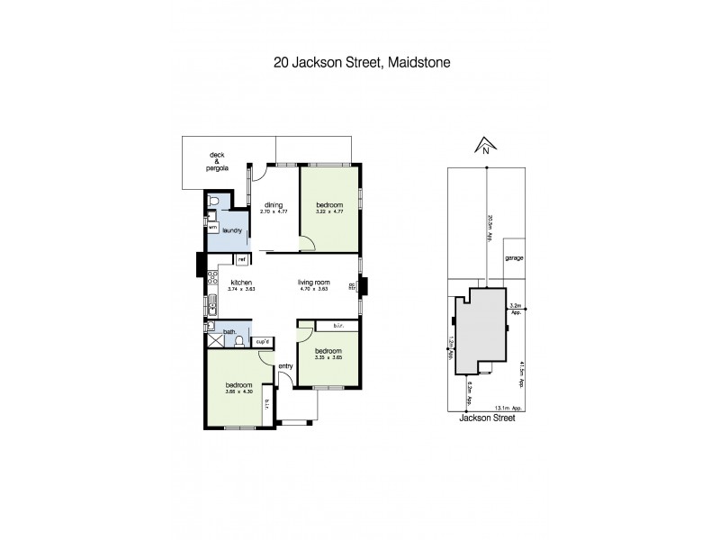 20 Jackson Street, Maidstone VIC 3012 Floorplan