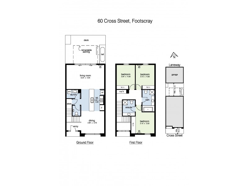 60 Cross Street, Footscray VIC 3011 Floorplan