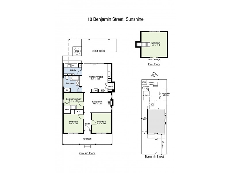 18 Benjamin Street, Sunshine VIC 3020 Floorplan