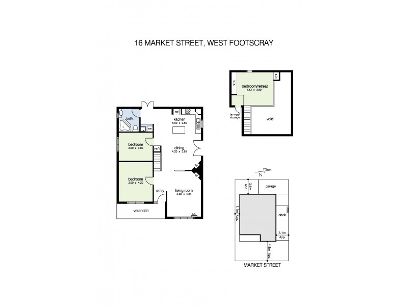 16 Market Street, West Footscray VIC 3012 Floorplan