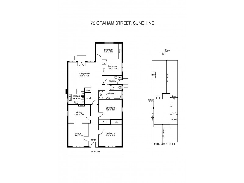 73 Graham Street, Sunshine VIC 3020 Floorplan