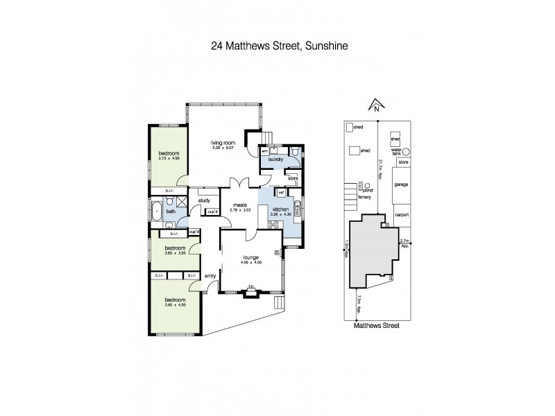 24 Matthews Street, Sunshine VIC 3020 Floorplan