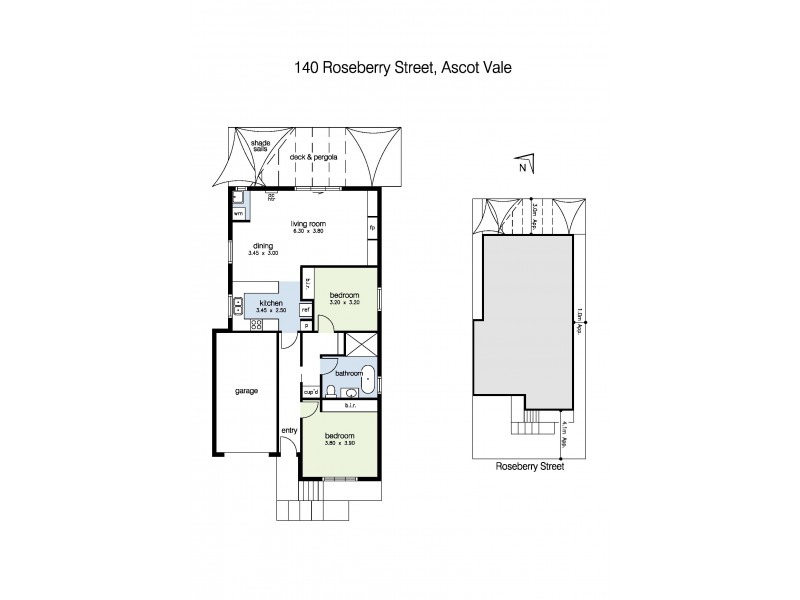 140 Roseberry Street, Ascot Vale VIC 3032 Floorplan