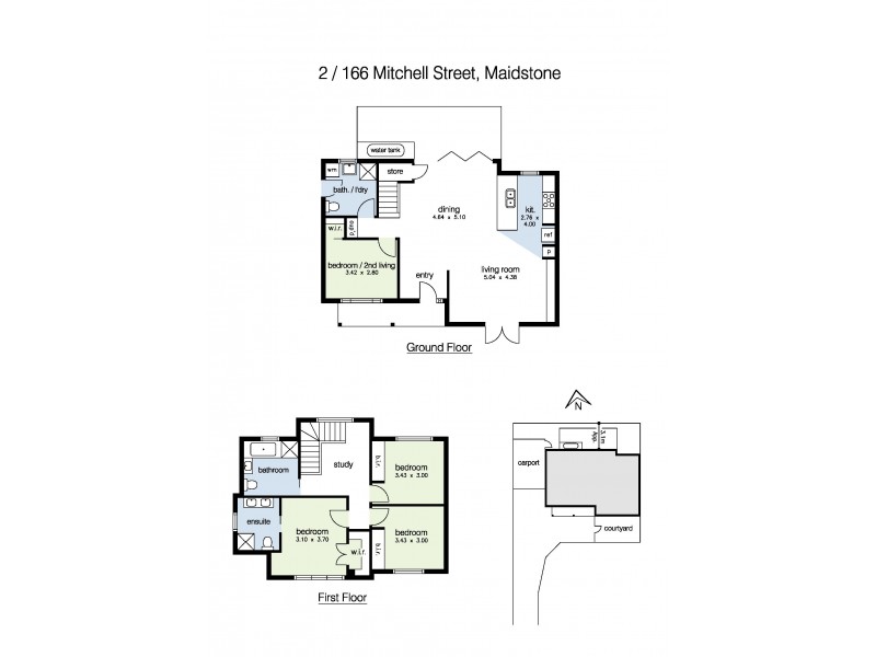 2/166 Mitchell Street, Maidstone VIC 3012 Floorplan