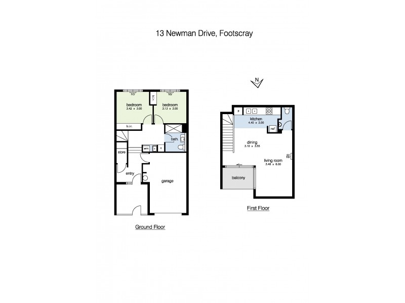 13 Newman Drive, Footscray VIC 3011 Floorplan