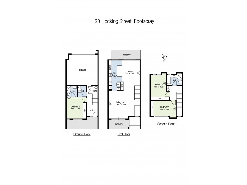 20 Hocking Street, Footscray VIC 3011 Floorplan