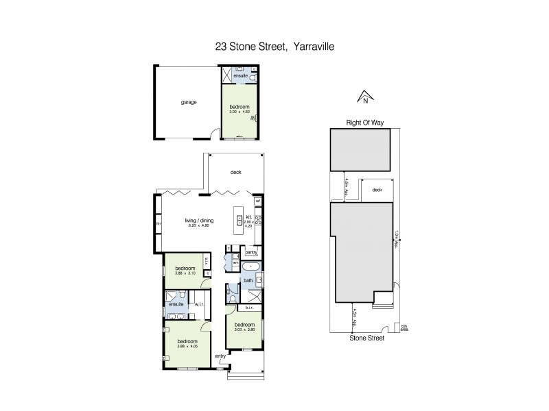 23 Stone Street, Yarraville VIC 3013 Floorplan