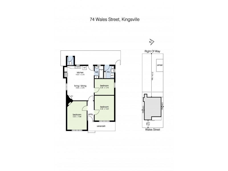 74 Wales Street, Kingsville VIC 3012 Floorplan
