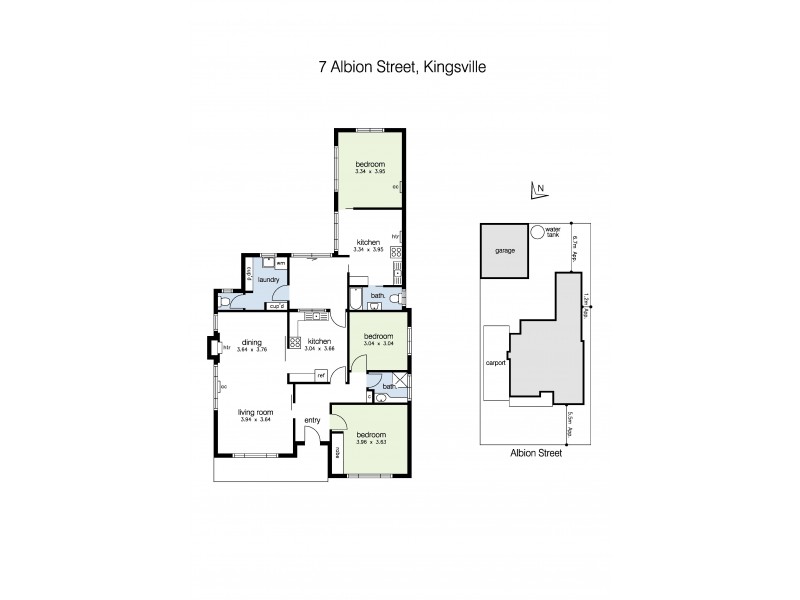 7 Albion Street, Kingsville VIC 3012 Floorplan