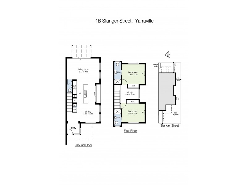 1B Stanger Street, Yarraville VIC 3013 Floorplan