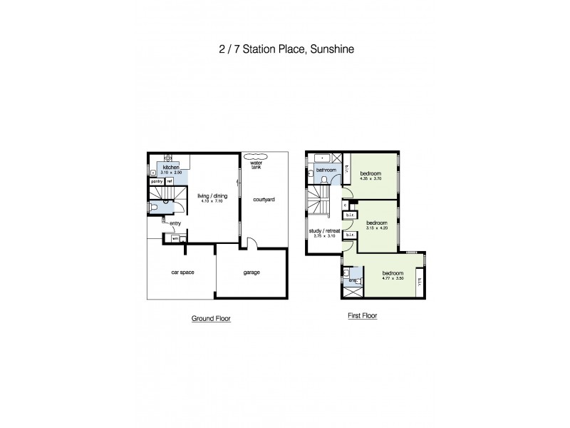 2/7 Station Place, Sunshine VIC 3020 Floorplan