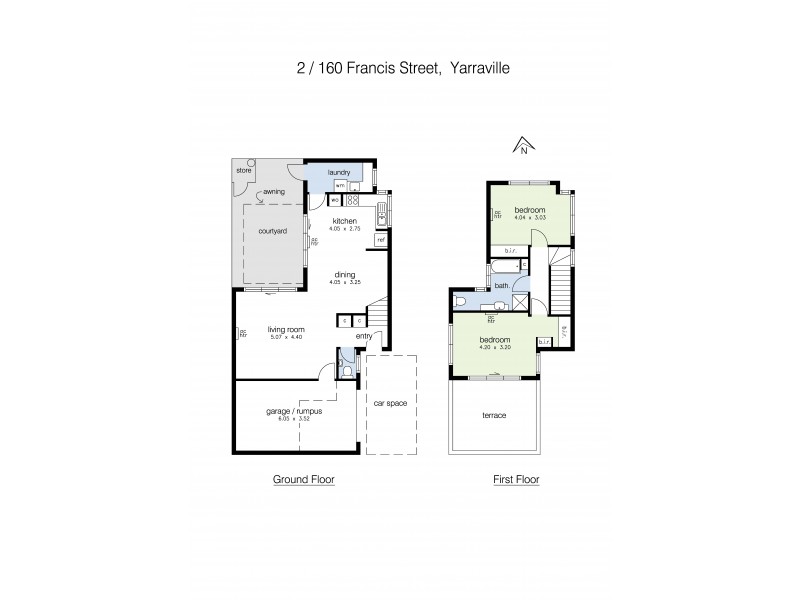 2/160 Francis Street, Yarraville VIC 3013 Floorplan