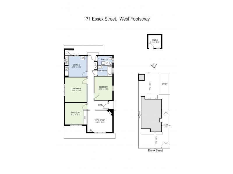 171 Essex Street, West Footscray VIC 3012 Floorplan