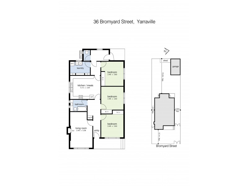36 Bromyard Street, Yarraville VIC 3013 Floorplan