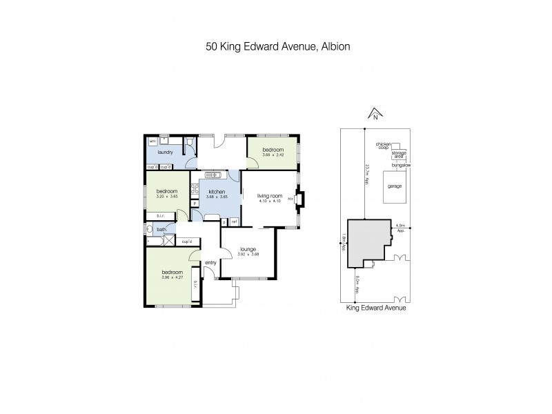 50 King Edward Avenue, Albion VIC 3020 Floorplan
