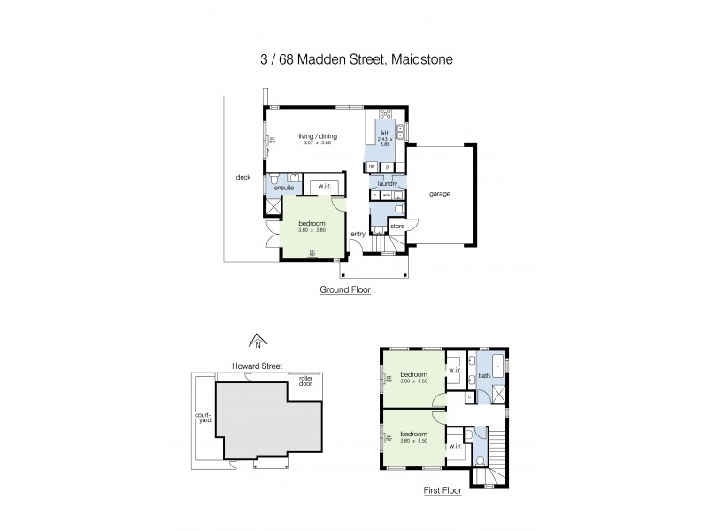 3/68 Madden Street, Maidstone VIC 3012 Floorplan
