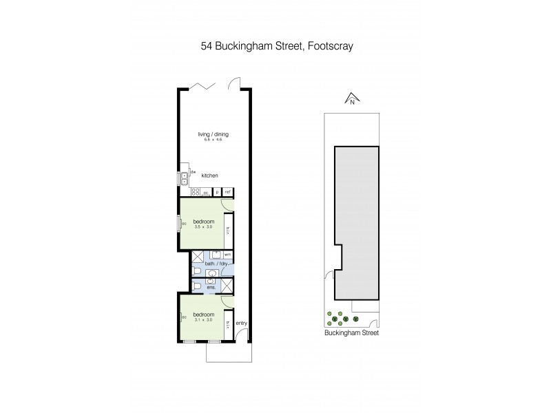 54 Buckingham Street, Footscray VIC 3011 Floorplan