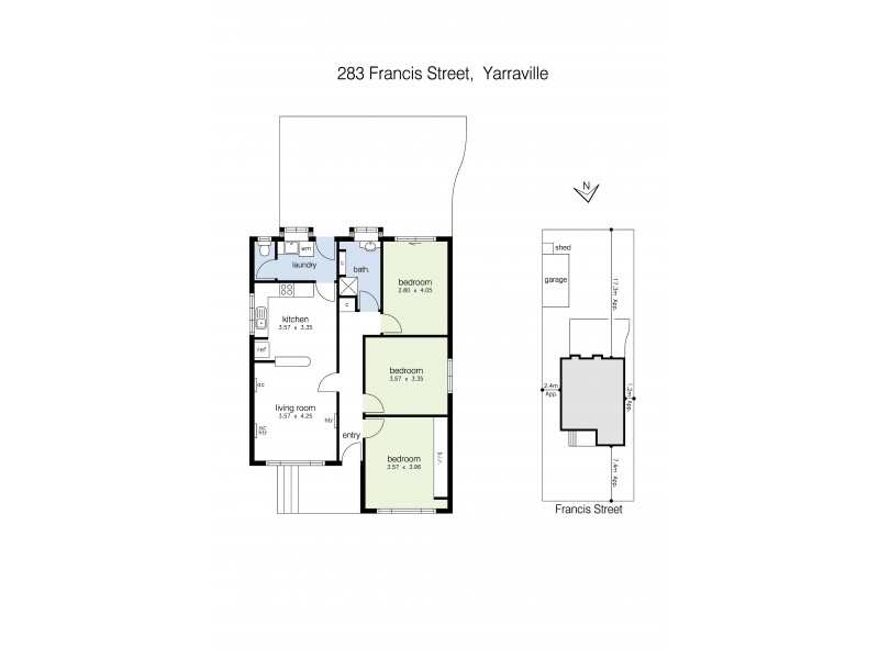 283 Francis Street, Yarraville VIC 3013 Floorplan
