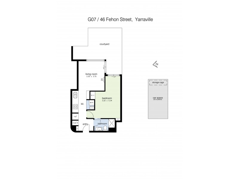 G07/46 Fehon Street, Yarraville VIC 3013 Floorplan