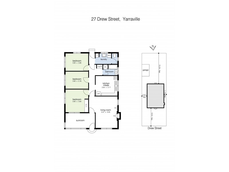 27 Drew Street, Yarraville VIC 3013 Floorplan