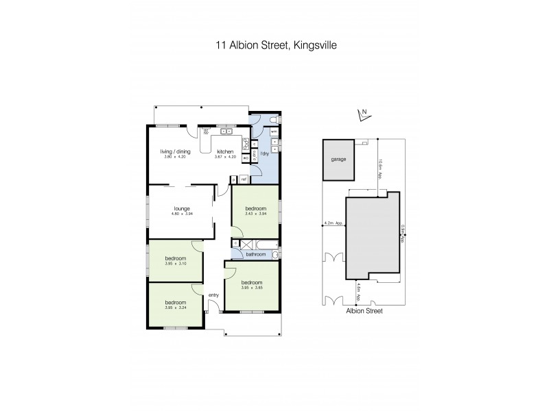 11 Albion Street, Kingsville VIC 3012 Floorplan