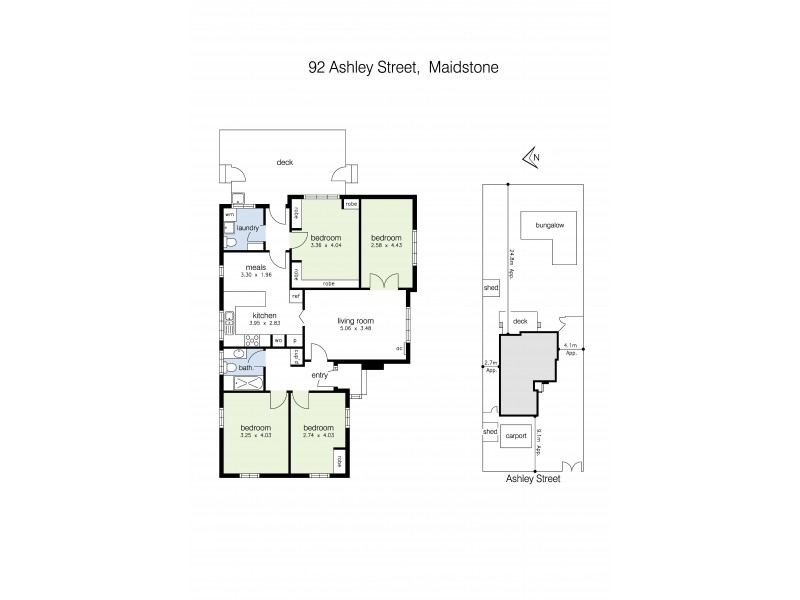 92 Ashley Street, Maidstone VIC 3012 Floorplan