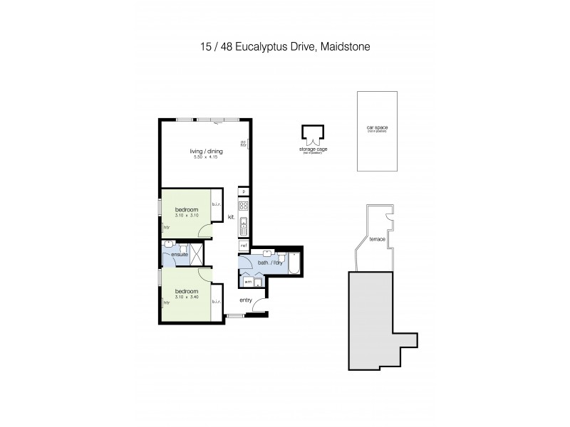 15/48 Eucalyptus Drive, Maidstone VIC 3012 Floorplan