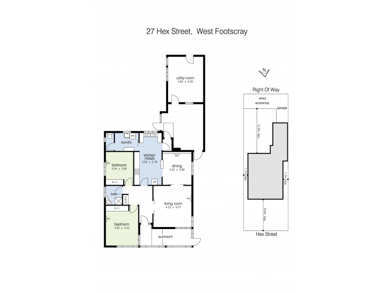 27 Hex Street, West Footscray VIC 3012 Floorplan