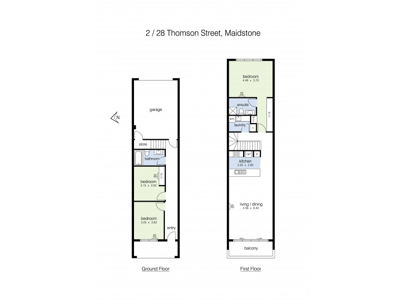 2/28 Thomson Street, Maidstone VIC 3012 Floorplan