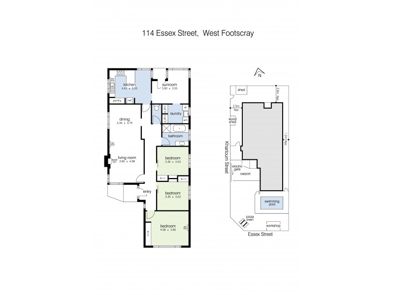 114 Essex Street, West Footscray VIC 3012 Floorplan