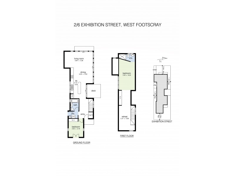2/6 Exhibition Street, West Footscray VIC 3012 Floorplan