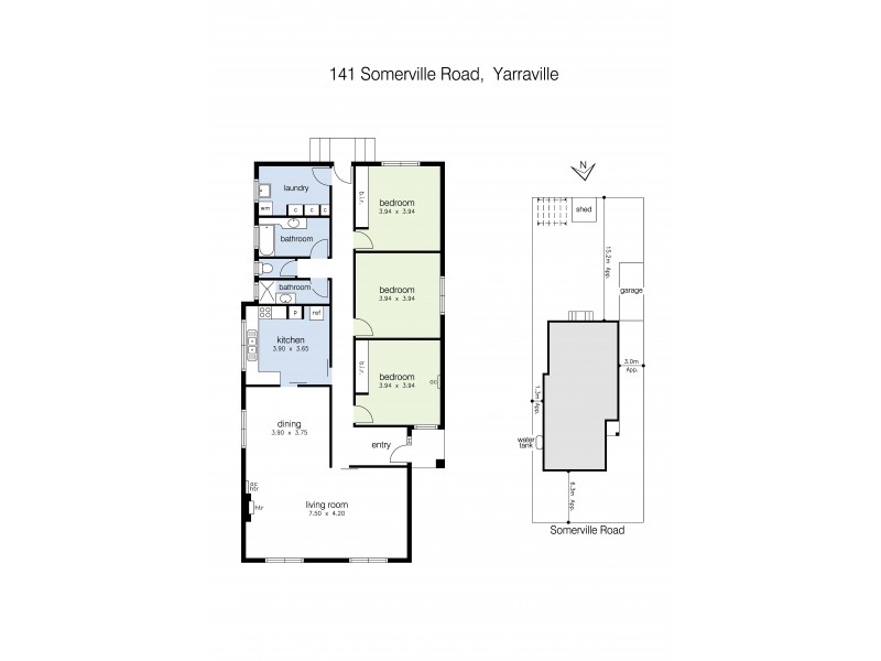 141 Somerville Road, Yarraville VIC 3013 Floorplan