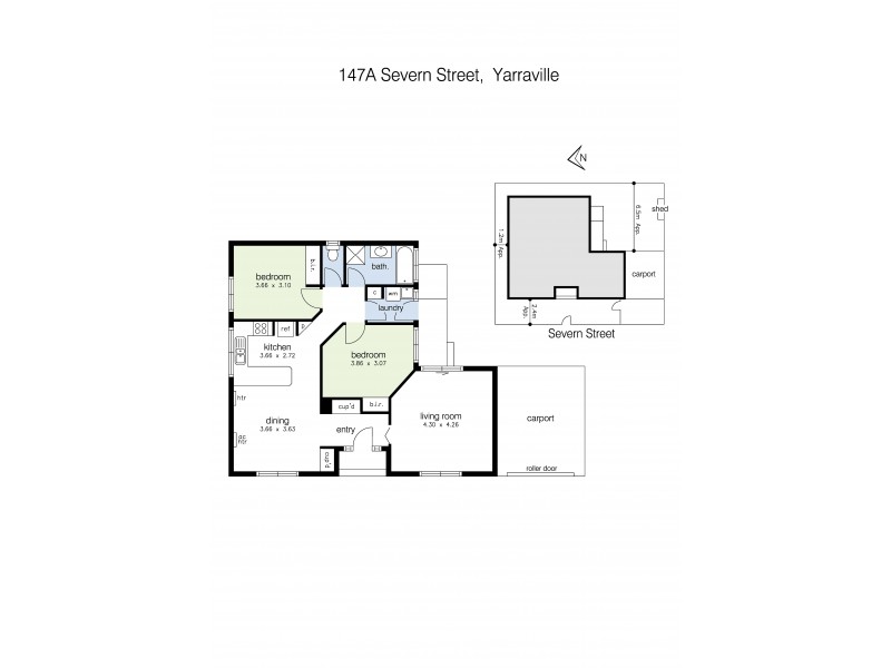 147A Severn Street, Yarraville VIC 3013 Floorplan