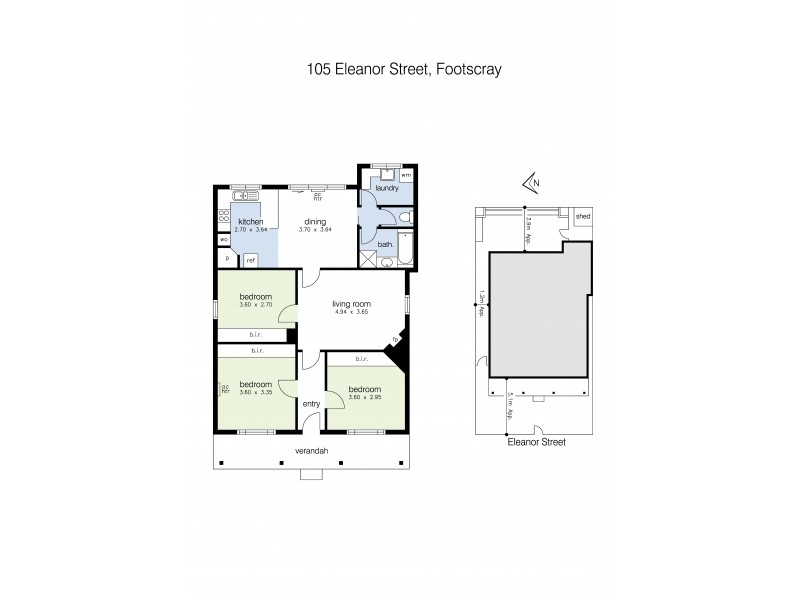 105 Eleanor Street, Footscray VIC 3011 Floorplan