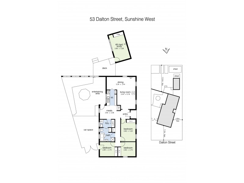 53 Dalton Street, Sunshine West VIC 3020 Floorplan