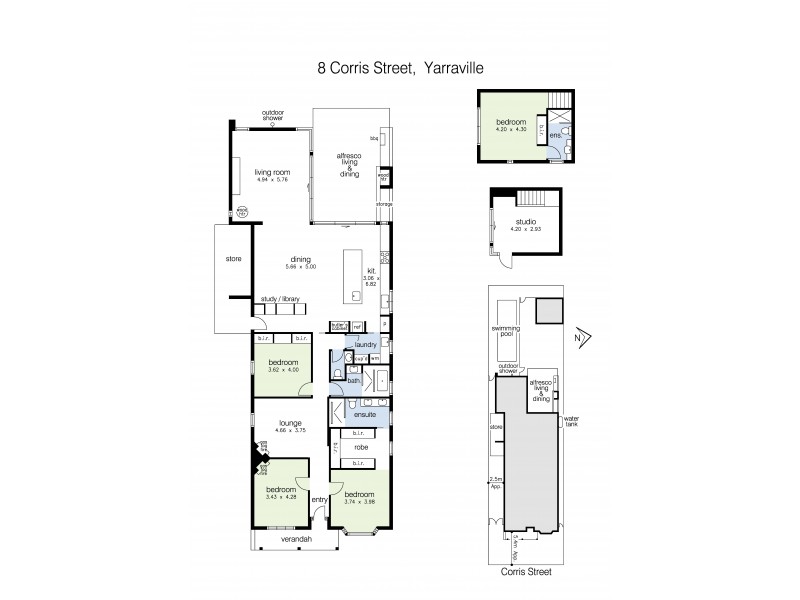 8 Corris Street, Yarraville VIC 3013 Floorplan