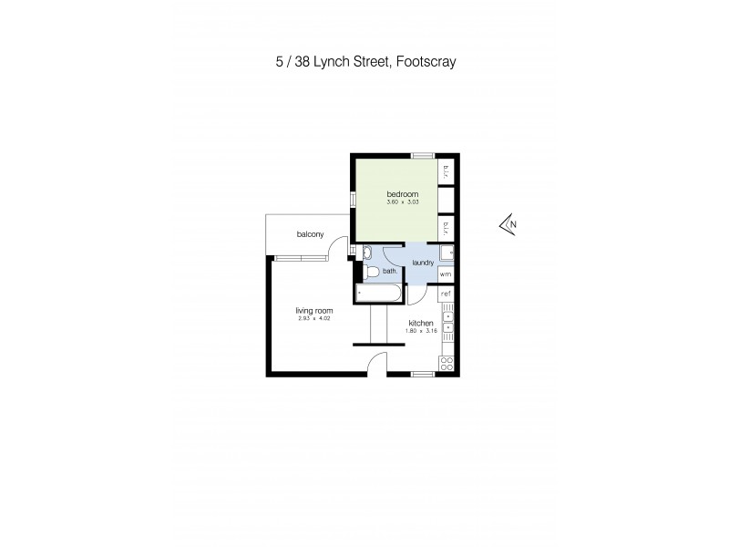 5/38 Lynch Street, Footscray VIC 3011 Floorplan