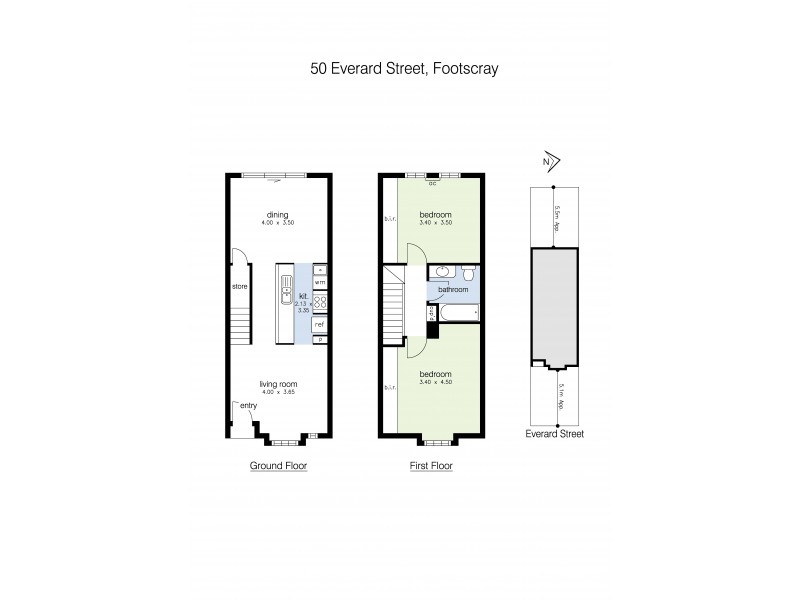 50 Everard Street, Footscray VIC 3011 Floorplan